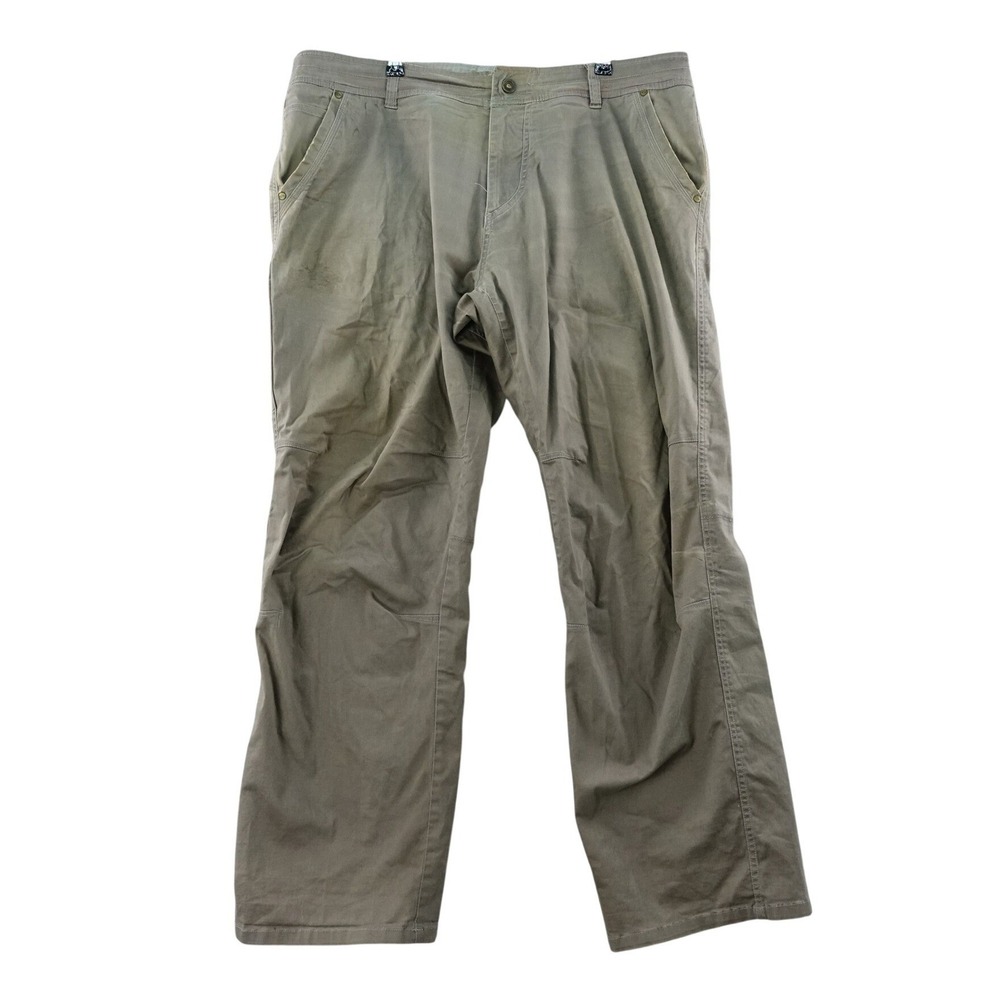 Kuhl Mens Khaki Hiking Outdoor Pants Size 40x32 Active Workwear Camp Stretch‎